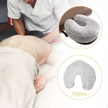 50x Чехол для подушки для массажного стола, чехлы для спа-отдыха, нетканый чехол для колыбели