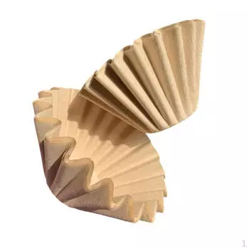50x Кофейная бумага Волна Чаша Форма Торт для Espresso Maker Dripper