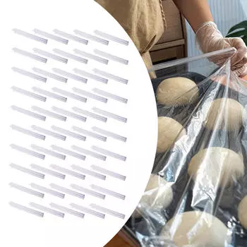 50x плоских полиэтиленовых пакетов для коммерческого хранения продуктов питания для художественных кастрюль