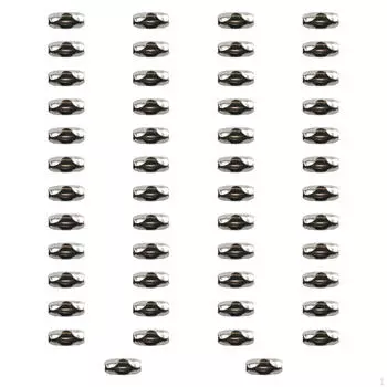 50x роликовых шариковых цепных соединителей зажимы для бусин соответствующие принадлежности замена для