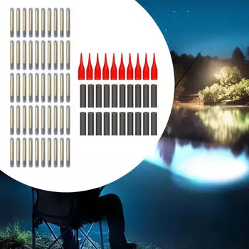 50x рыболовных светящихся палочек, оптовая продажа, маленькие портативные мини-палочки для удочек