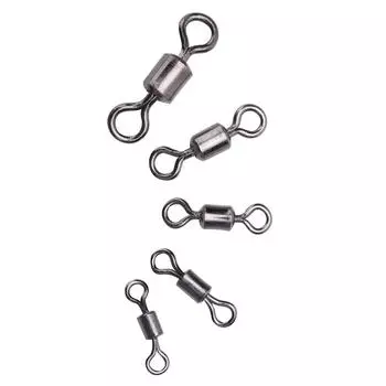 50x рыболовный вертлюг железный шарикоподшипник сплошные кольца соединитель рыболовный инструмент 8#