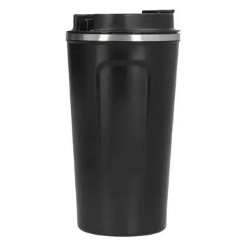 510 мл кофейная чашка с двойными стенками из нержавеющей стали, изолированная кофейная кружка, портативная вакуумная чашка для автомобиля