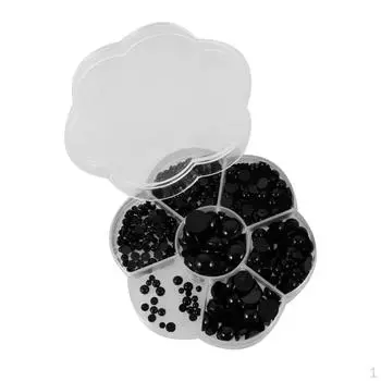 510 штук 3-12 мм круглая пластиковая черная плоская кукла животное кукла для самостоятельного изготовления