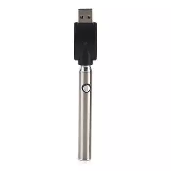 510 Thread Battery Cart Pen Регулируемое напряжение Smart Power Pen Совместимость с картриджем, Мини-набор паяльников с зарядкой через USB серебряный