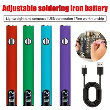 510 Thread Battery Электрический паяльник Сварочный ремонтный инструмент Набор батарей Тепловое устройство Smart Power Регулируемое напряжение