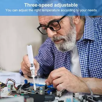 510 Thread Mini Soldering Iron Kit 3-ступенчатый Регулируемое напряжение 350/650/1100 мАч Батарейная тележка Pen Smart Power Pen Набор сварочных инструментов