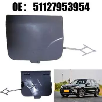 51127953954 Крышка буксировочного крюка, черная, автомобильные аксессуары