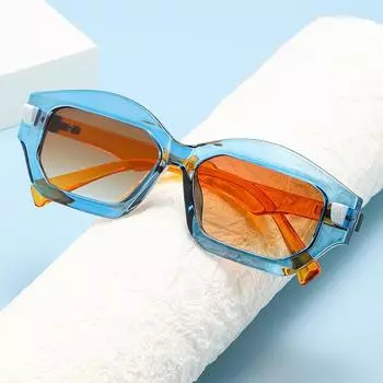 5116 Модные мужские и женские солнцезащитные очки с цветовым соответствием Y2K, специальные солнцезащитные очки в стиле хип-хоп, европейские и американские тренды для уличной съемки