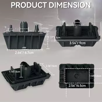 51717169981 Подставка под домкрат под автомобиль, опорная площадка для подъема автомобиля для BMW 1 3 5 6 7ser X1 E81 E82 E87 E91E90 F10 F13 F11 F01 F02 F03 F04 чёрный