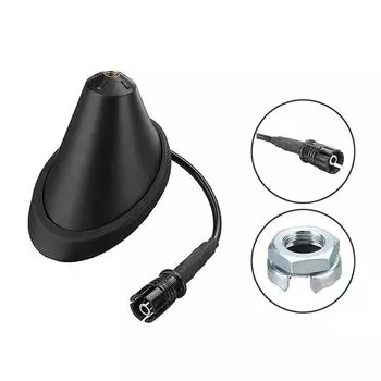 51789234 Черная антенна на крыше автомобиля, основание для крепления антенны, уплотнение для Fiat 500/Panda для Grande/Punto/Bravo