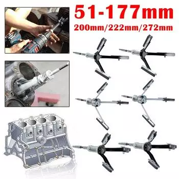 51-177 мм трехкулачковый цилиндр, внутренняя шлифовальная машина, тормозной цилиндр из нержавеющей стали, шлифовальный инструмент для камня, инструменты для автоматического цилиндра двигателя 200mm