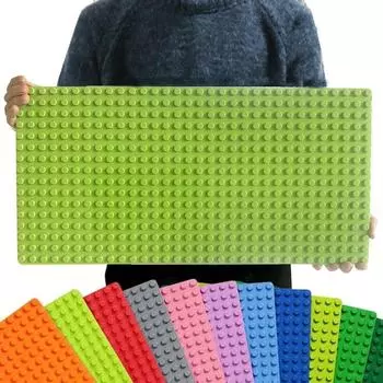 51*25,5 см Крупногабаритные строительные блоки Базовая плита Кирпичи Базовая плита DIY Развивающие игрушки для детей Кирпичная стена