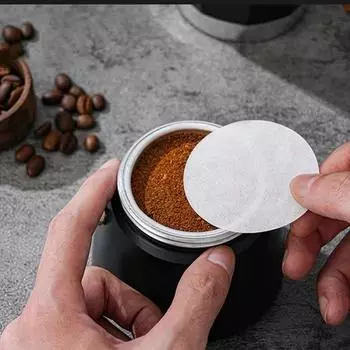 51/53/58 мм Кофейный фильтр-бумага Кофейная ручка Фильтр-круглая чаша для порошка Фильтр-бумага Вторичный фильтр для воды Кофейные инструменты