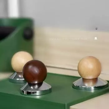 51/53/58 мм Темпер для кофе Дистрибьютор кофе Орех Мини Темпер Эспрессо 58 Молоток для наполнения Кофейные аксессуары