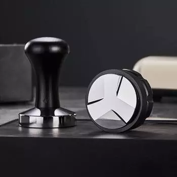 51/53/58 мм Темпер для кофе с тремя наклонными скатами Темпер для кофе Дистрибьютор для кофе Инструмент для раздачи эспрессо Кофейные аксессуары