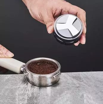 51/53/58 мм Темпер для кофе с тремя наклонными скатами Темпер для кофе Дистрибьютор для кофе Инструмент для раздачи эспрессо Кофейные аксессуары