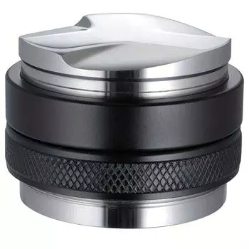 51/53/58mm Coffee Distributor Tamper Dual Head Coffee Leveler Adjustable Depth Professional Espresso Hand Coffee Maker Accessory 51mm светло-серый