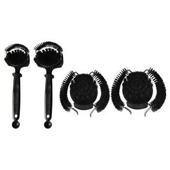 51/58 мм щетка для чистки кухни с удобной ручкой, шлифовальная щетка, бытовые принадлежности B