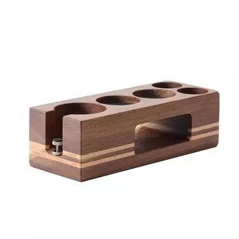 51/58mm Coffee Tamper Station Portafilter Holder Wooden Base Stand Espresso Tamper Mat For Espresso Accessories S
