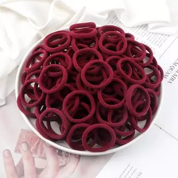51 цвет Базовая эластичная резинка для волос для девочек 20/30/50 шт. 4 см Простая однотонная повязка на голову Женские аксессуары для волос Скранчи Держатель 20PCS