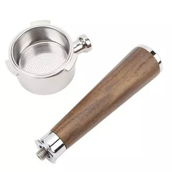 51 мм кофейный бездонный 51 мм 3 ушной портафильтр пищевой класс замена EC0680 портафильтр, (Черный палисандр)