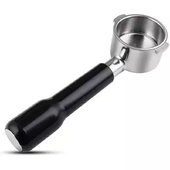 51-мм портафильтр для DeLonghi ecp3420/EC155/bco430/ec260, 51-мм бездонный портафильтр с 2 ушками, сменные детали из нержавеющей стали для ручки DeLonghi чёрный