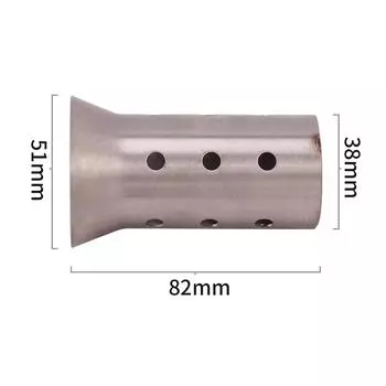 51 мм универсальный глушитель выхлопа мотоцикла, шумоподавитель, глушитель для мотоцикла, модифицированный с помощью катализатора DB Killer, удаление