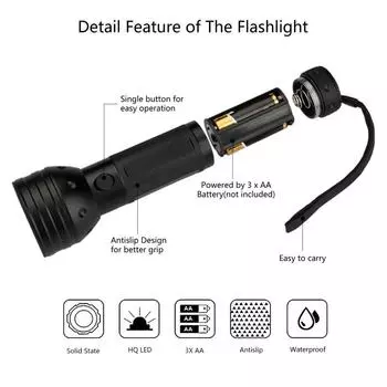 51LED 395nM УФ ультрафиолетовый фонарик Blacklight Torch Light Camping Lamp Supplies edc Fishing High Power Flashlight Lantern