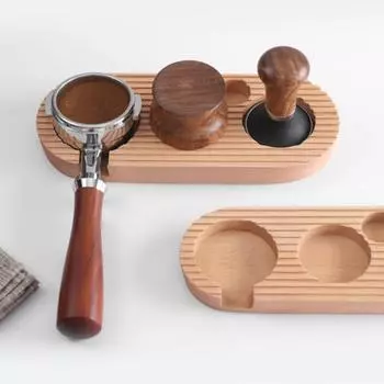 51мм/53мм/58мм кофейная утварь Тамперная станция с канавкой, прочное основание ручки машины 58mm