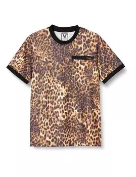 525 S [Murakami Clothing] Мужская футболка 96-Leopard