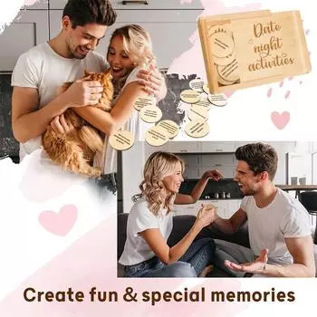 52 Игры для пар Подарки для вечера свиданий - Веселые идеи для свиданий Подарки для женатой пары для него и для нее, Юбилейные свадебные подарки для пар