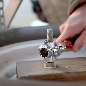 52-in-1 Ultimate Socket Wrench Set - Ergonomic Non-Slip Grip & 360° Rotating Head - Professional-Grade Spanner for Home серебряный