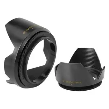 52 мм 55 мм 58 мм 62 мм 72 мм 82 мм Винтовая бленда объектива в форме цветка для Canon Nikon Sony Olympus Pentax Аксессуар для объектива камеры 58mm