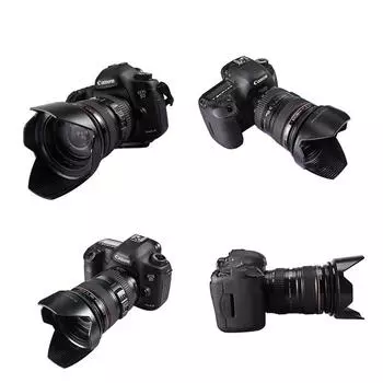 52 мм 55 мм 58 мм 62 мм 72 мм 82 мм Винтовая бленда объектива в форме цветка для Canon Nikon Sony Olympus Pentax Аксессуар для объектива камеры 58mm