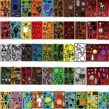 52 наклейки Детские мультяшные наклейки своими руками Наклейки для ноутбука Стакан воды Багаж Наклейки для ноутбука One Size