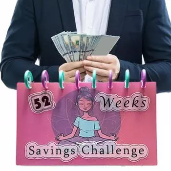 52-недельные задачи по экономии. Связующее устройство. Планировщик бюджета. Финансовая свобода. Бюджетная книга с денежными конвертами. Планировщик бюджетной книги. Отслеживание доходов и расходов. A