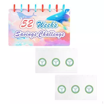 52-недельный план экономии денег Бюджет для планирования наличных денег День святого Валентина Color A