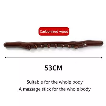 52 см деревянная скребковая палочка гуаша массажные инструменты массажер для талии/живота/ног/рук/спины массажер для коррекции фигуры