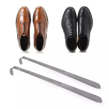 52 см удлиненный рожок для обуви из нержавеющей стали, серебристый металлический съемник для обуви, подъемник для рожка, помощь при скольжении, инструмент для дома, не нужно наклоняться