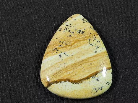 52Cts. AAA Натуральный Картина Яшма Груша Лечебные Ювелирные Изделия Драгоценный Камень 29X38X06 MM SK-1080