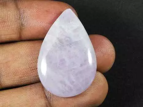 52Cts. Натуральный розовый кунцит груша кабошон россыпью кристалл драгоценный камень 23X36X6MM SK-1784