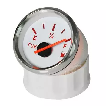 52 мм указатель уровня топлива с красным светом для универсального катера, автомобиля, грузовика, автофургона, кемпера, 0-190 Ом, индикатор уровня масла в баке