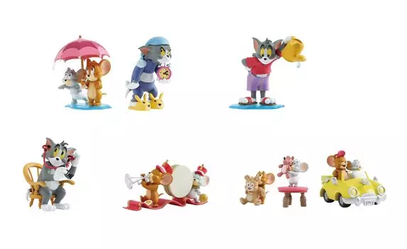 52TOYS BLINDBOX Том и Джерри Повседневная жизнь 2-е издание 6 предметов КОРОБКА
