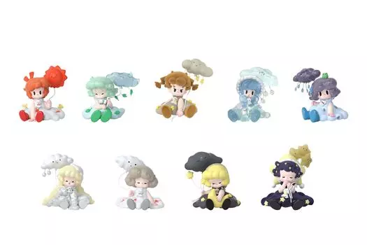 52TOYS BLINDBOX UKI Moods and Weather Series 8 pieces BOX