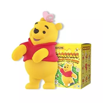 52TOYS Carefree Winnie the Pooh Series the Blind Box Trading Figure Collection Figure Painted Gacha Gacha Doll Toy Идеальный подарок на дни рождения в стиле аниме