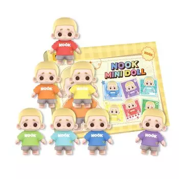 52TOYS NOOK Minifigure Mini Doll Bean Doll MINIDOLLRainbow