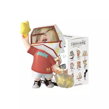 52TOYS Nook The Kid 1PC Фигурки, коллекционные игрушки, милые креативные подарки, украшение комнаты, украшение рабочего стола, 3,5 дюйма, подарок на день рождения