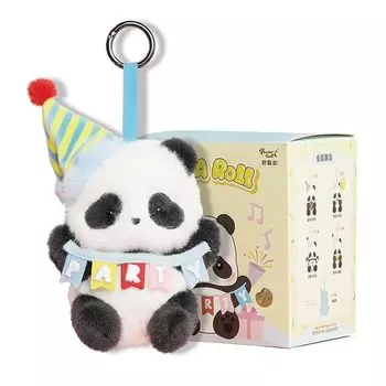 52TOYS Panda Roll Party Series Мягкая игрушка в закрытой коробке Мягкая игрушка в закрытой коробке Коллекция фигурок Раскрашенные настольные украшения Gachagacha Куклы Игрушки Идеально подходят в качестве