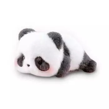 52TOYS PandaRoll Lying Down Shoulder Panda Plush Toy Shoulder Soft and adorable lying on your gift for panda lovers -Magnetic Shoulder - Panda